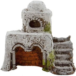 Casa Araba in resina con archi cm 7x5,5x6,5 h.