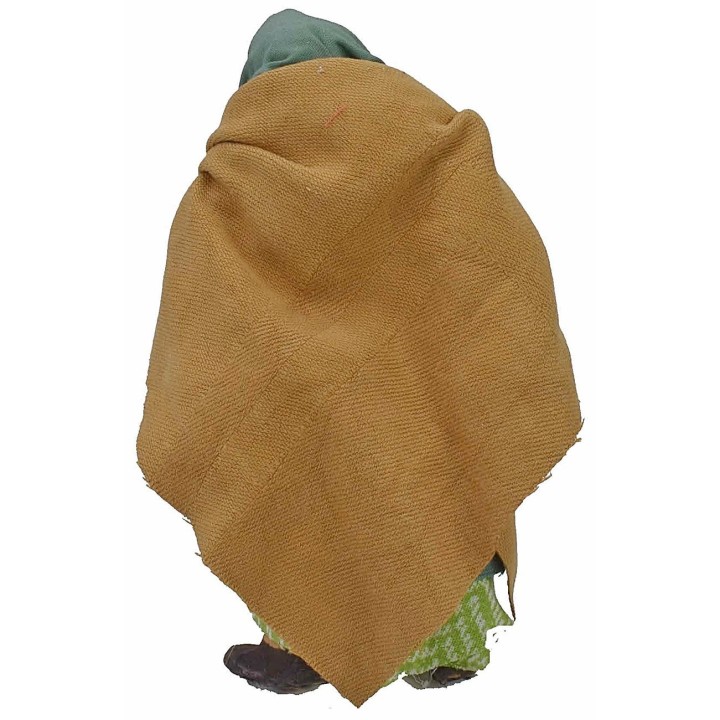 Donna in piedi snodata con mano forata 11 cm