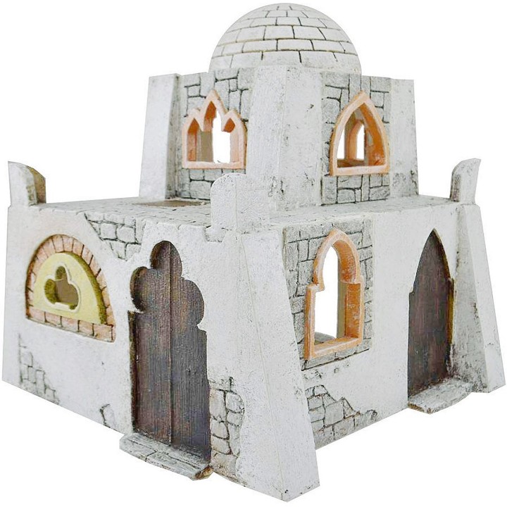 Casa Araba presepe cm 25x25x24 h.