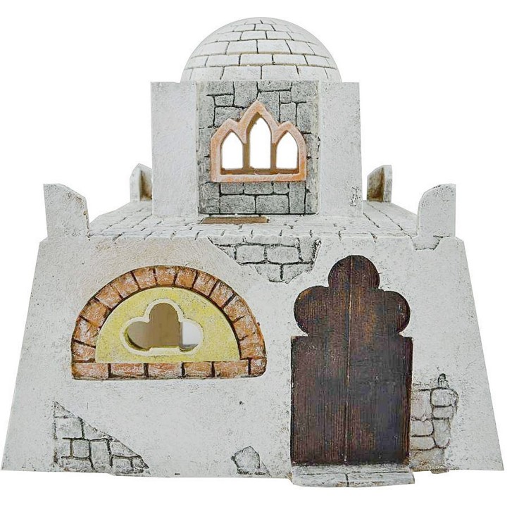 Casa Araba presepe cm 25x25x24 h.