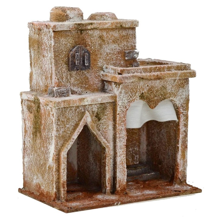Casa Palestina de 14,5x9x17,5 cm de altura para estatuas de 6 cm