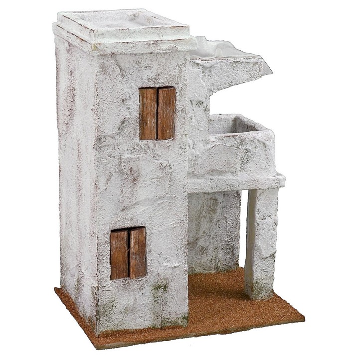 Casa araba con balcone cm 19,5x14,5x27 h
