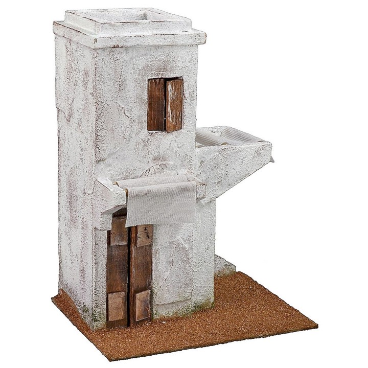Casa araba con pensiline cm 20x14,5x27 h