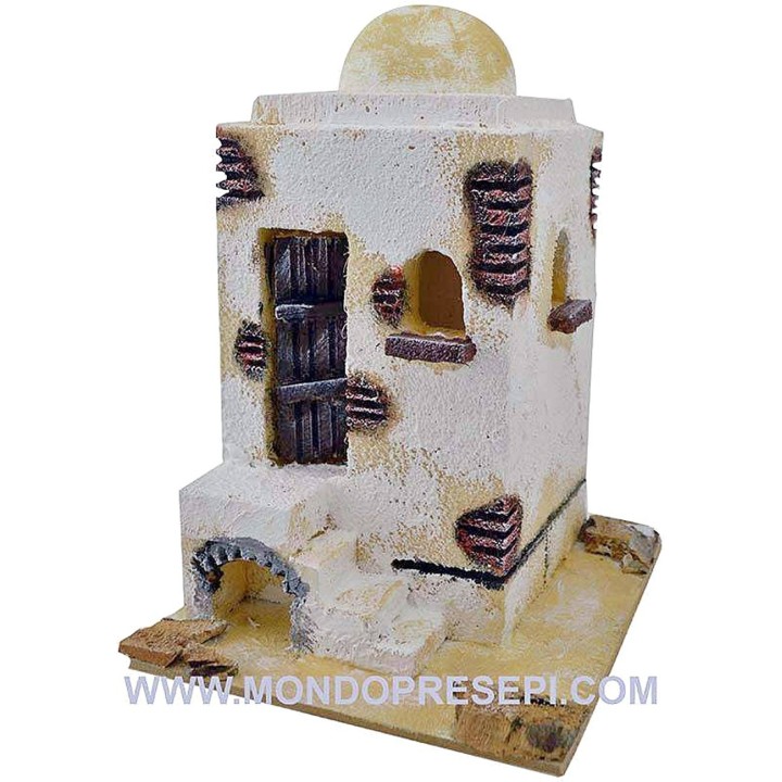 Casa araba con scale cm 15x15x19 h.
