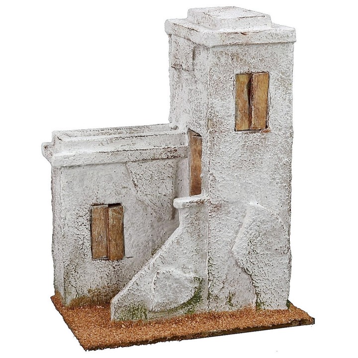 Casa árabe con escalera de 8,5x12,5x17 cm h