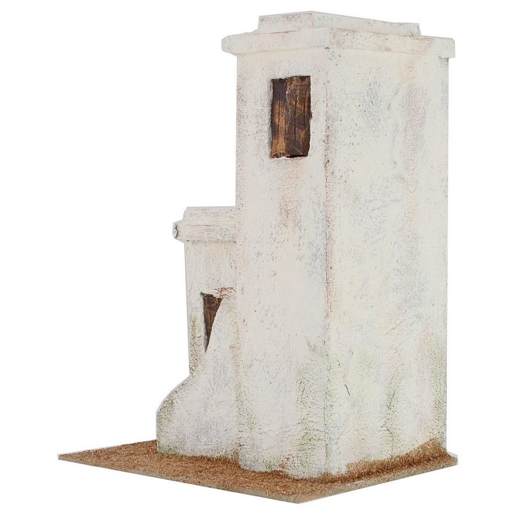 Casa araba con scalinata cm 24x17x31,5 h per statue da 12 cm