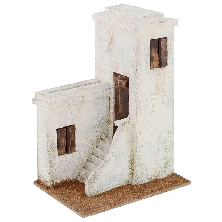 Arab house with staircase cm 24x17x31, 5 h for statues from 12