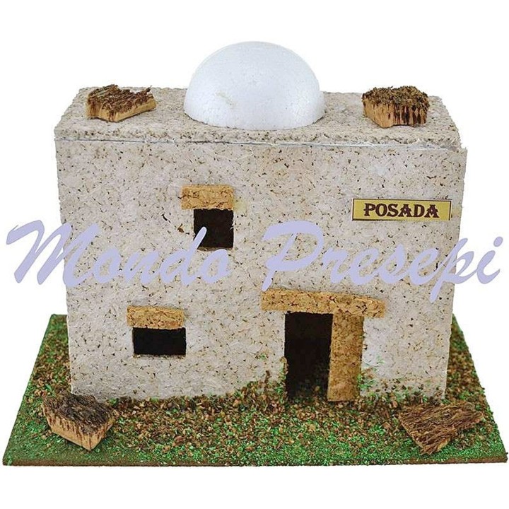 Casa árabe para belén de 15x9x11 cm h.