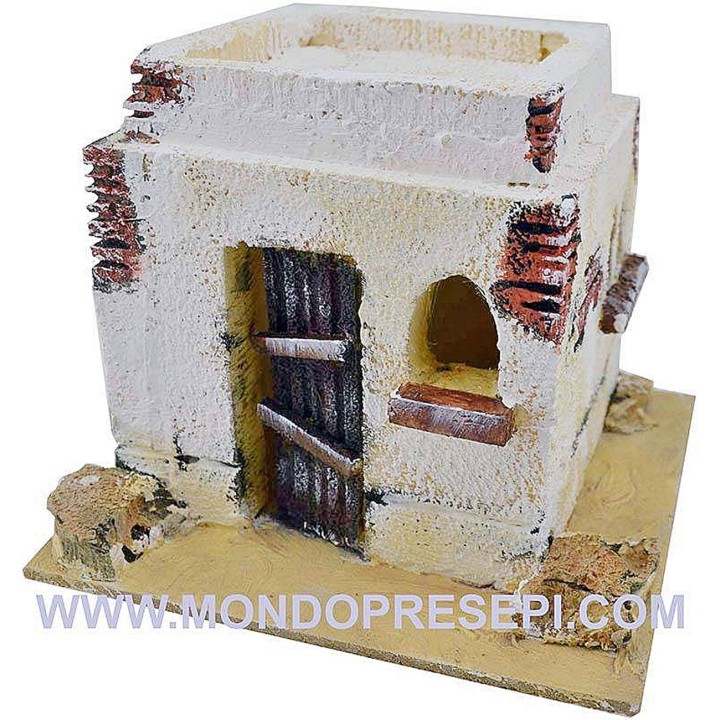 Casa araba presepe cm 15x15x12 h.