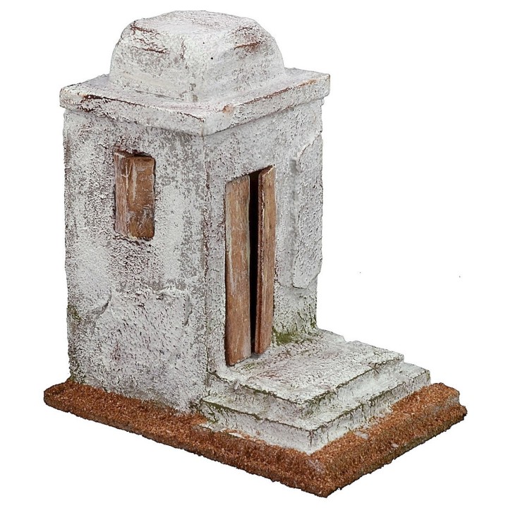 Single Arab house 8.5X12.5X14 cm for nativity scene