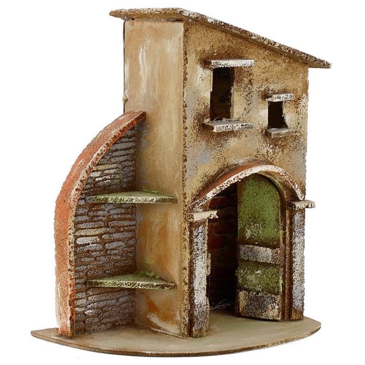 Casa con angolo per bottega 14x22x26h