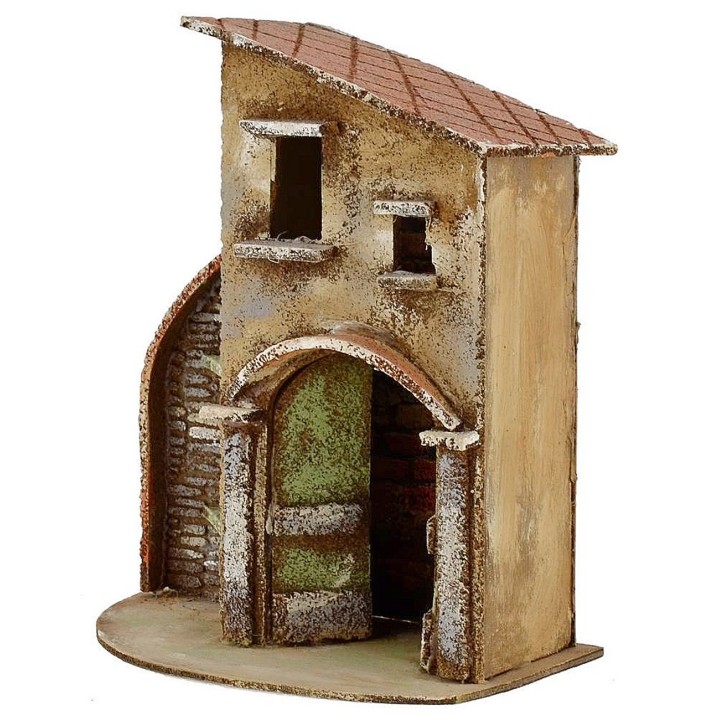 Casa con angolo per bottega 14x22x26h
