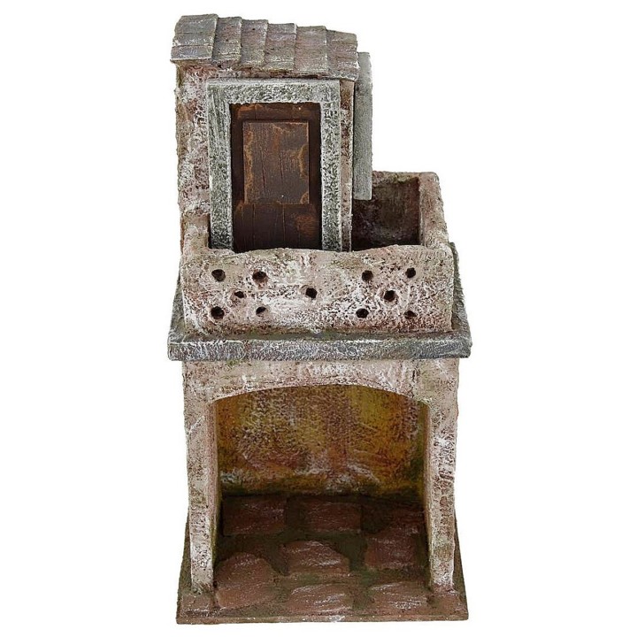 Casa con balcone a L cm 14,5x12x28 h