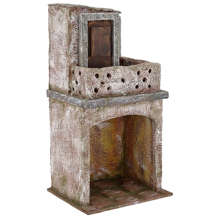 Casa con balcón en L de 14,5x12x28 h