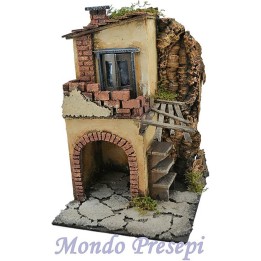Casa con estante de 20x20x32 cm