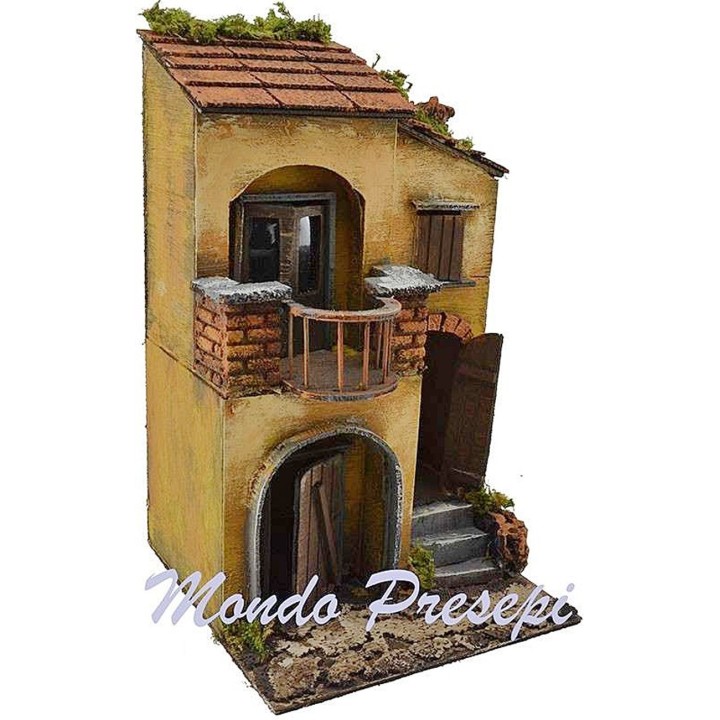 Casa con terraza de 20x20x32 cm