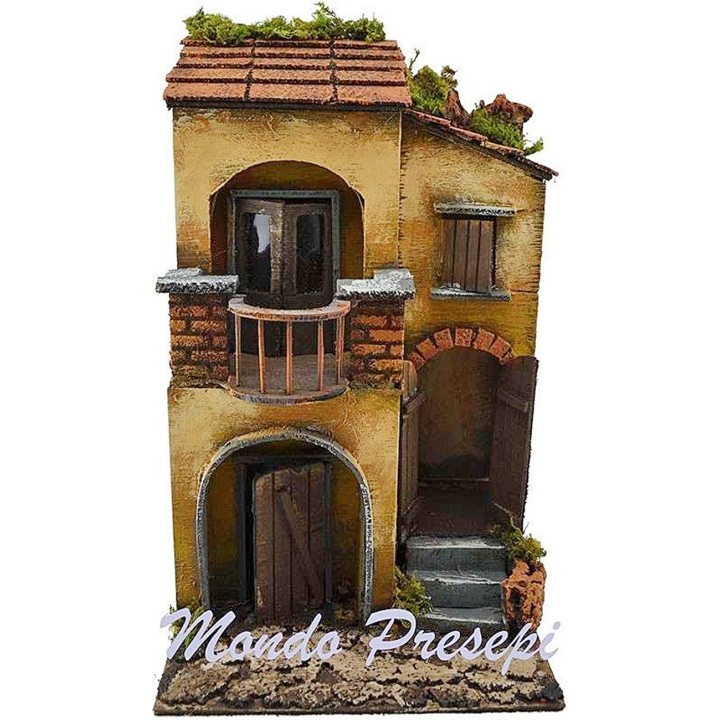 Casa con terraza de 20x20x32 cm