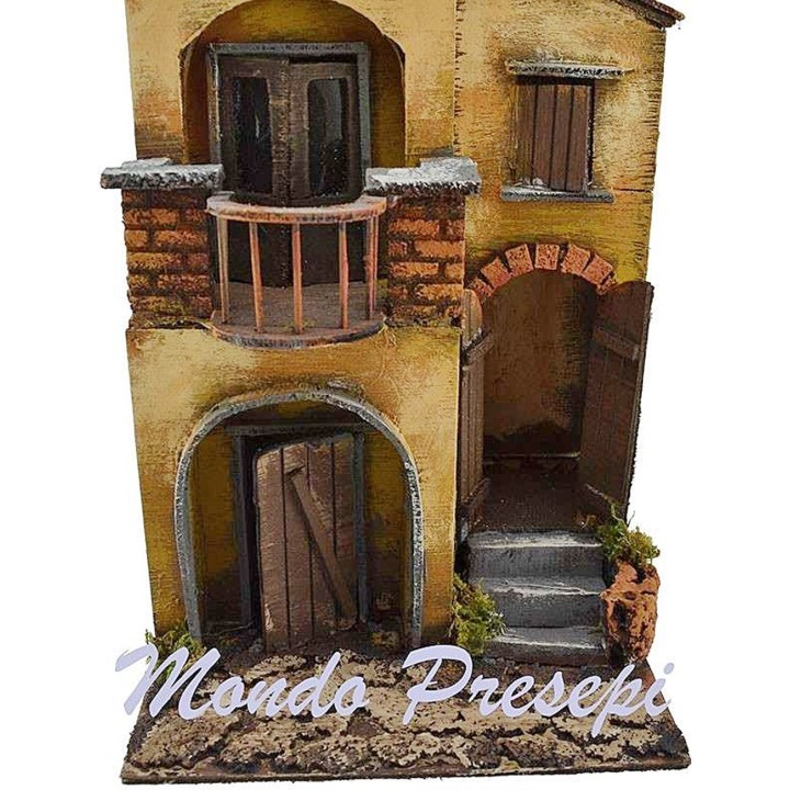 Casa con terraza de 20x20x32 cm