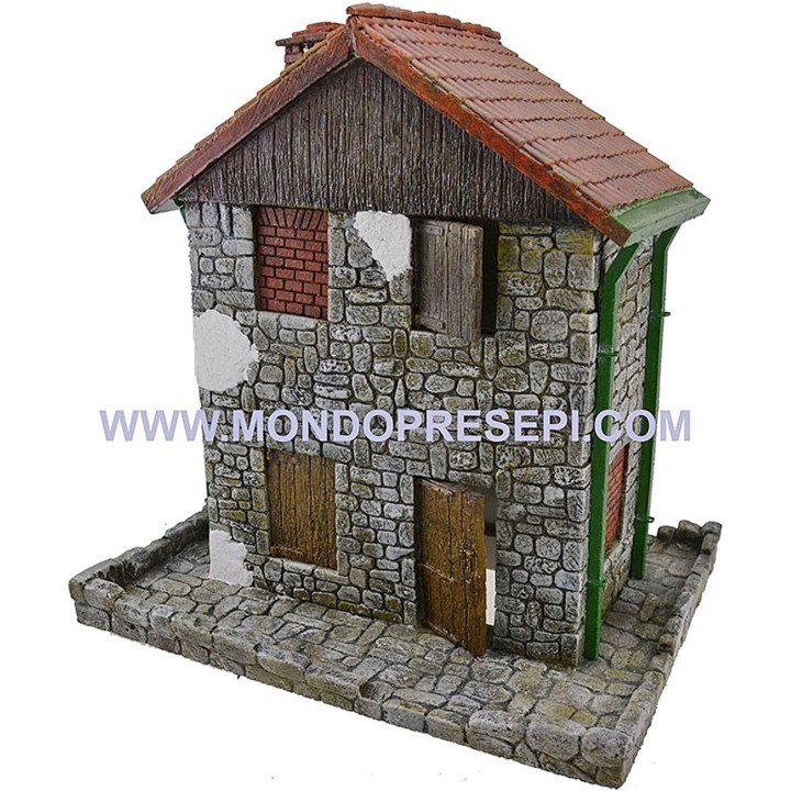 Casa de lujo en resina de 28x21x30 cm
