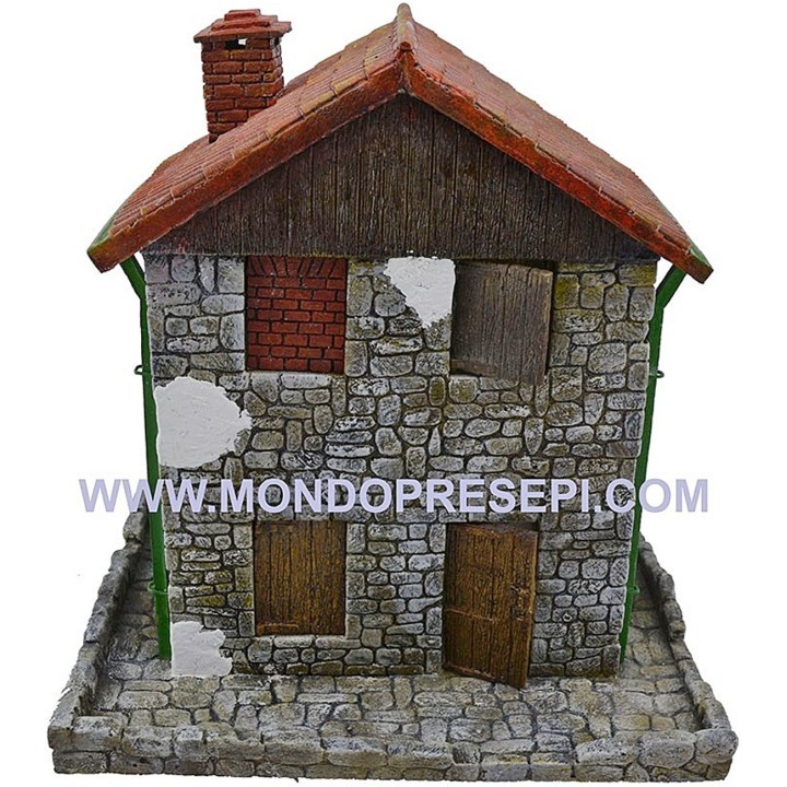 Casa de lujo en resina de 28x21x30 cm