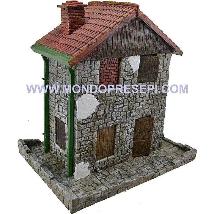 Casa de lujo en resina de 28x21x30 cm