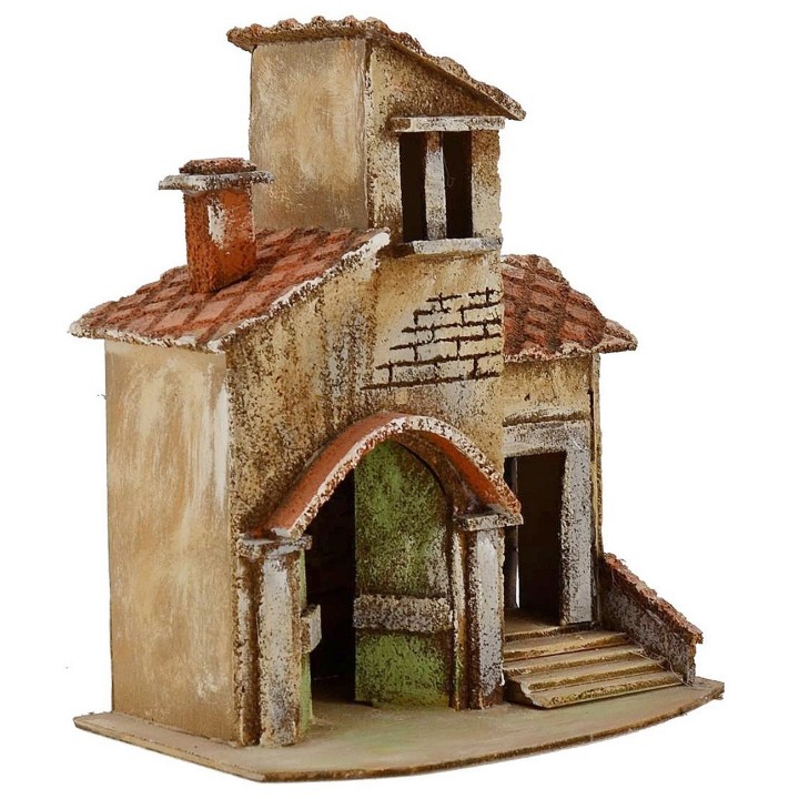 Casa de dos pisos con tienda 24x15x26h