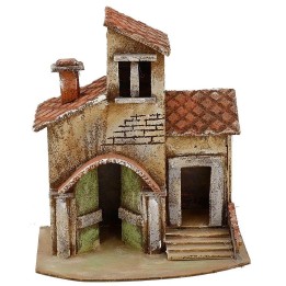 House two storeys with shop 24x15x26h