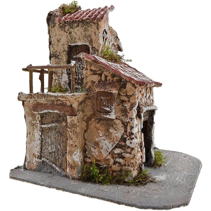 Resin house cm 22x21x24 h.