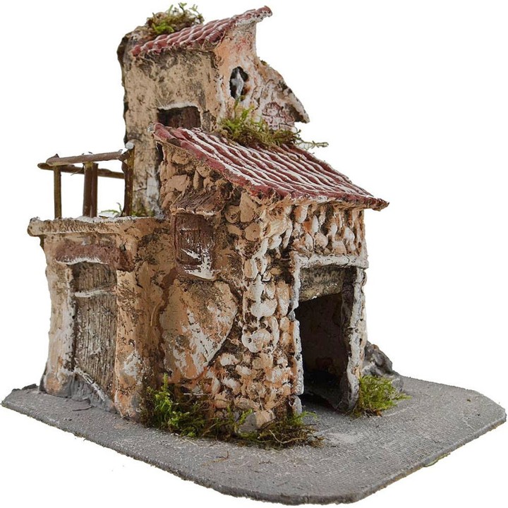 Casa in resina cm 22x21x24 h.
