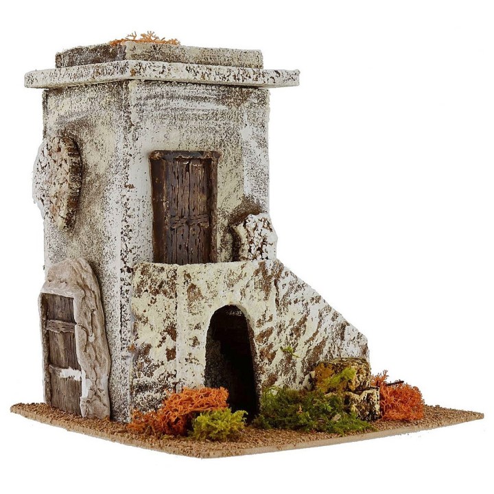 House in classic style with workshop effect stone cm 24x24x26