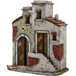 Casa in sughero con scala cm 20x12x23 h.