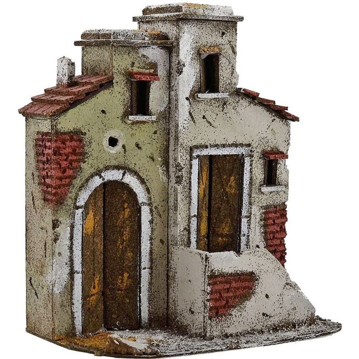 Casa de corcho con escalera de 20x12x23 cm h.