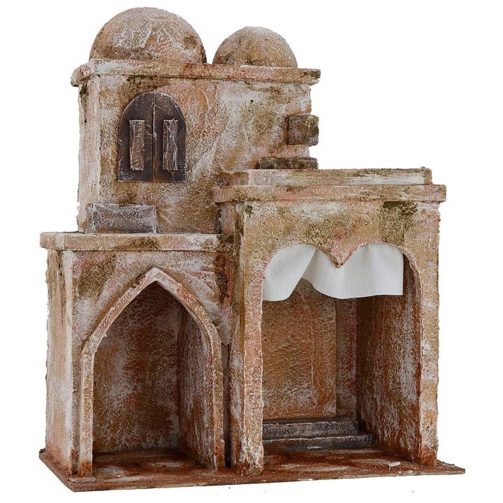 Casa palestinese con bottega e tempio cm 25x14,5x30 h