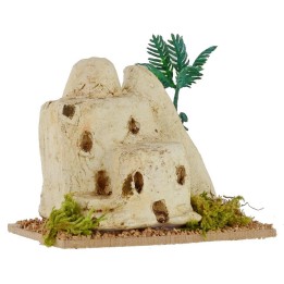 Casa palestinese con colonna pendente cm 9,5x6,6x9 h