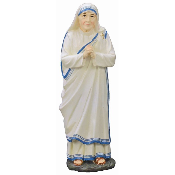 Madre Teresa cm 18 statua in resina