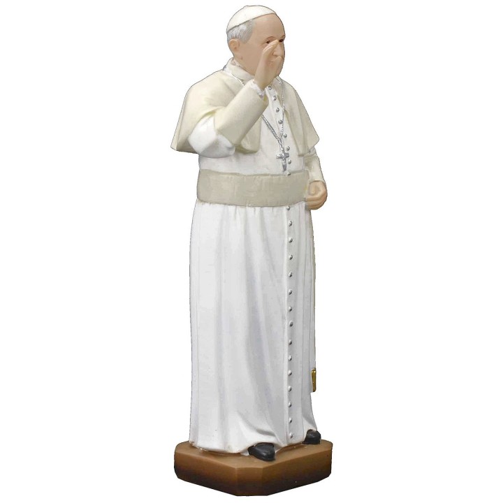 Pope Francis 20 cm resin statue