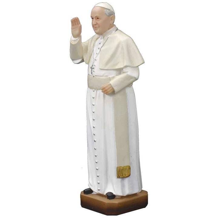 Papa Francesco 20 cm statua in resina