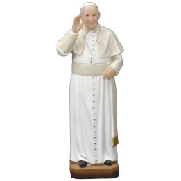 Papa Francesco 20 cm statua in resina