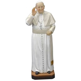 Papa Francesco 30 cm statua in resina