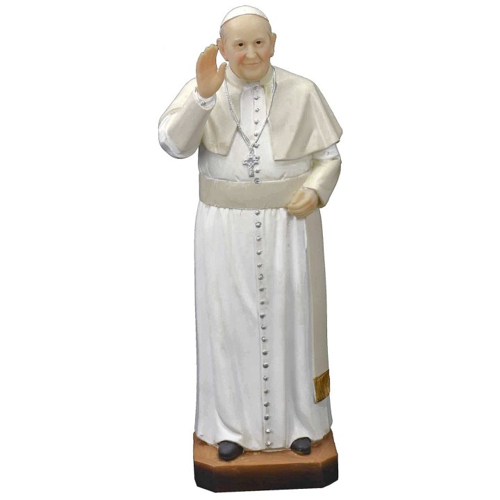 Pope Francis 30 cm resin statue