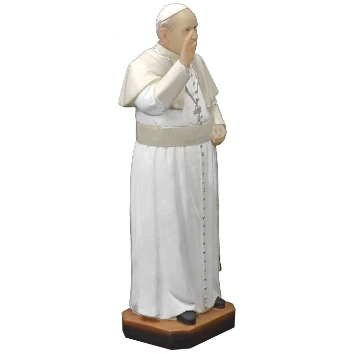 Papa Francesco 30 cm statua in resina