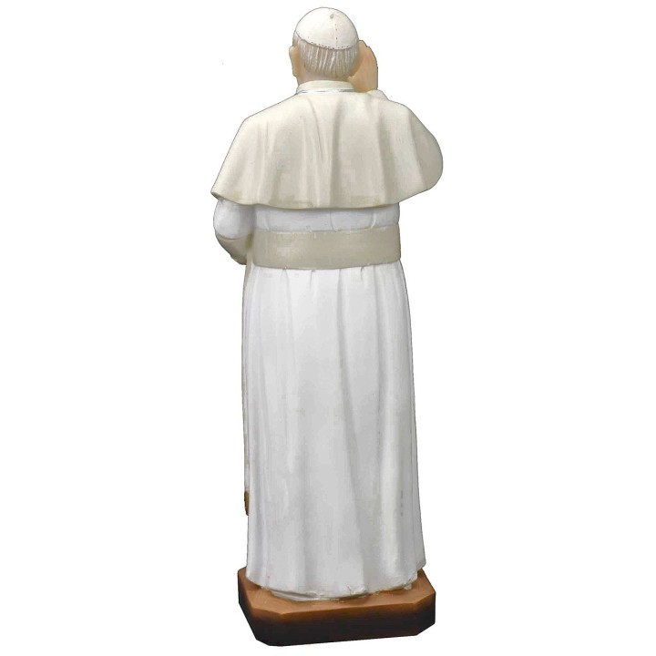 Papa Francesco 30 cm statua in resina