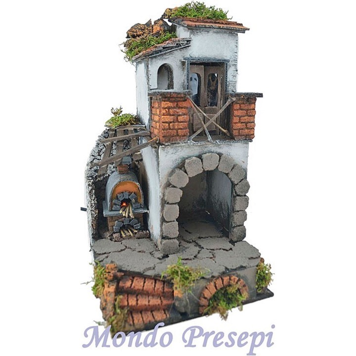 Casa pesebre con horno ef. 