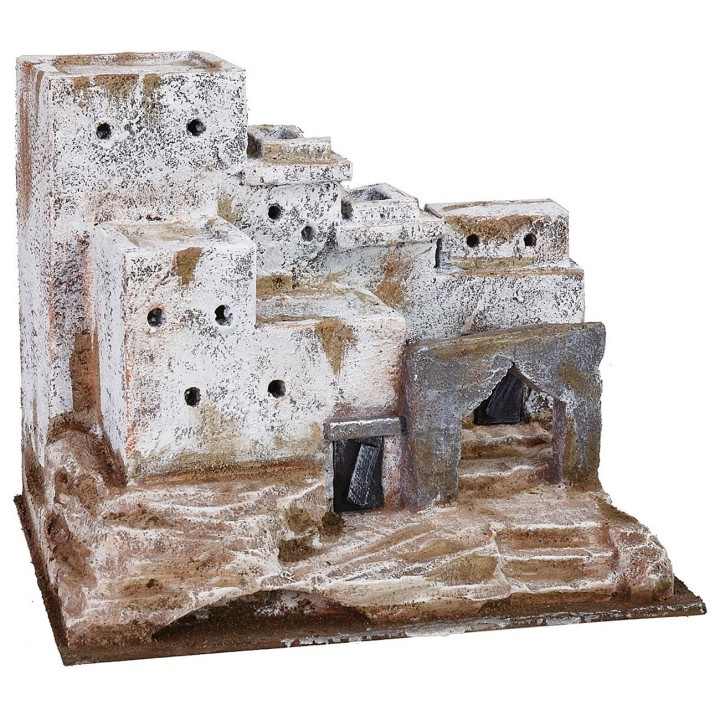 Arab houses in the distance cm 22x15x17,5 h