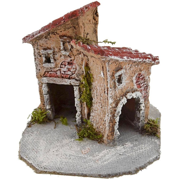 Caja de resina de 12,5x12,5x10 cm de altura.