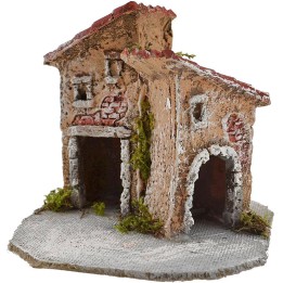Caja de resina de 12,5x12,5x10 cm de altura.