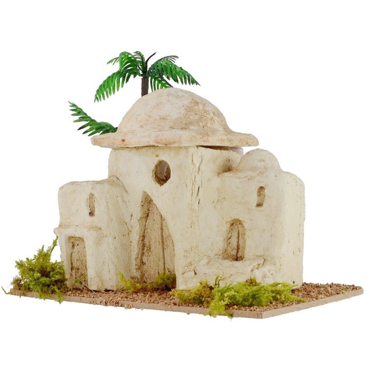 Case palestinesi con palma cm 17,8x11x15 h