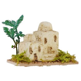 Case palestinesi con vegetazione cm 9,5x6,5x9 h