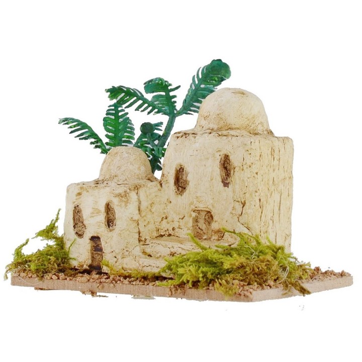 Palestinian homes with vegetation cm 9,5x6, 5x9 h