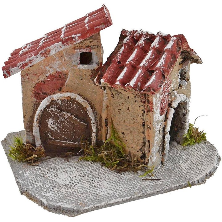 Case per presepe in resina cm 12x9x8 h.